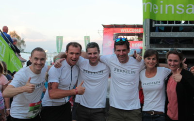 TEAMGEIST PUR – Das Zeppelin Team erfolgreich beim Ironman in Roth: Top 100!