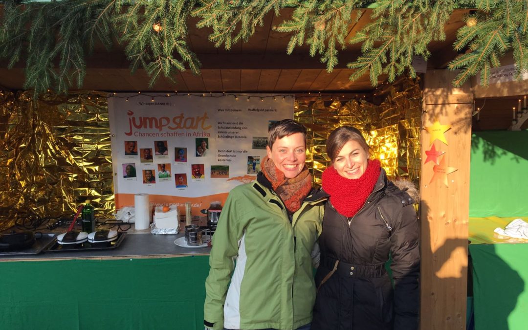 Erfolgreicher Waffelverkauf am Weihnachtsmarkt in Krailling